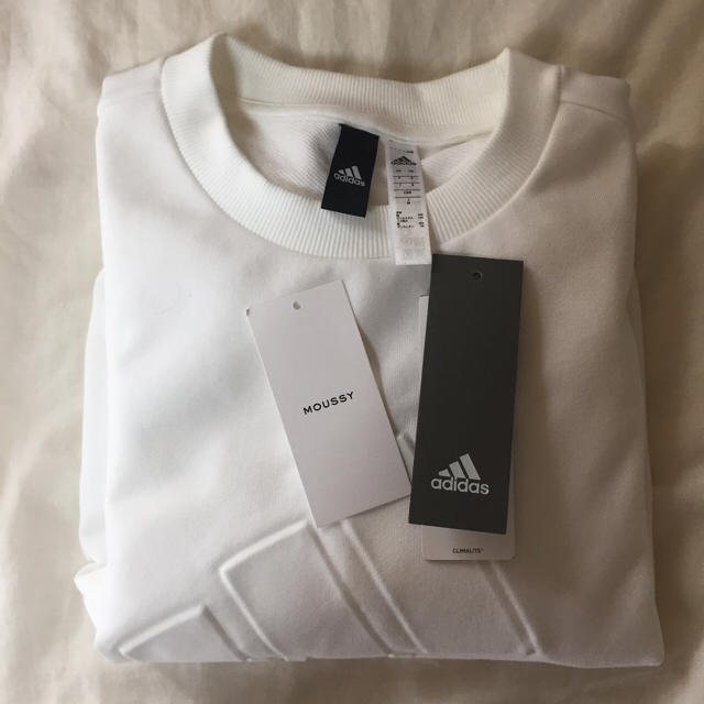 MOUSSY adidas 新品 W ID 3Dビックロゴスウェット