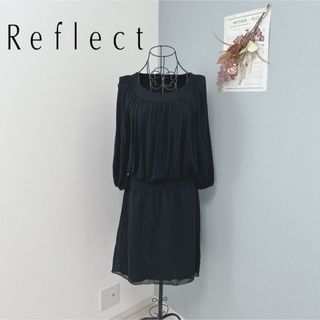 リフレクト(ReFLEcT)のリフレクト　2度着用　膝丈　ワンピース　長袖(ひざ丈ワンピース)