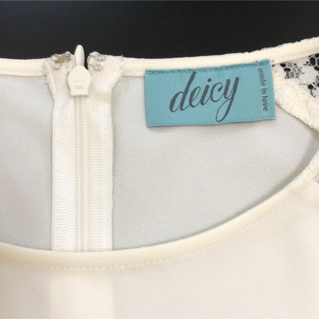 deicy(デイシー)のデイシー　レースカットソー レディースのトップス(シャツ/ブラウス(半袖/袖なし))の商品写真