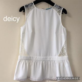 デイシー(deicy)のデイシー　レースカットソー(シャツ/ブラウス(半袖/袖なし))