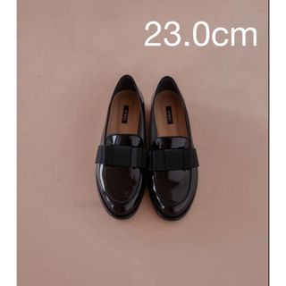 ドゥロワー(Drawer)のOHGA オーガ RIBON LOAFER リボンローファー 23.0cm(ローファー/革靴)