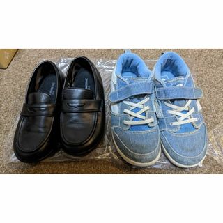 21センチ　男の子　ローファー　VANSスニーカー　2足セット(スニーカー)