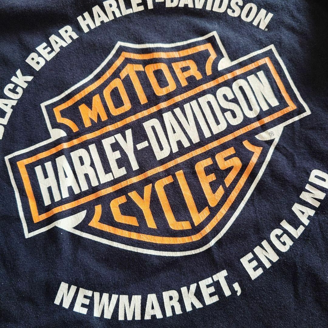 Harley Davidson(ハーレーダビッドソン)の古着 ハーレーダビッドソン　両面　プリントT　XL メンズのトップス(Tシャツ/カットソー(半袖/袖なし))の商品写真