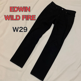 EDWIN - EDWIN WILD FIRE 防寒　防風　ブラックデニム　W29