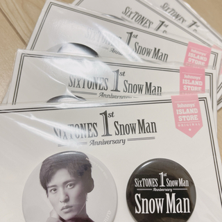 SnowMan 目黒蓮 缶バッジ(アイドルグッズ)