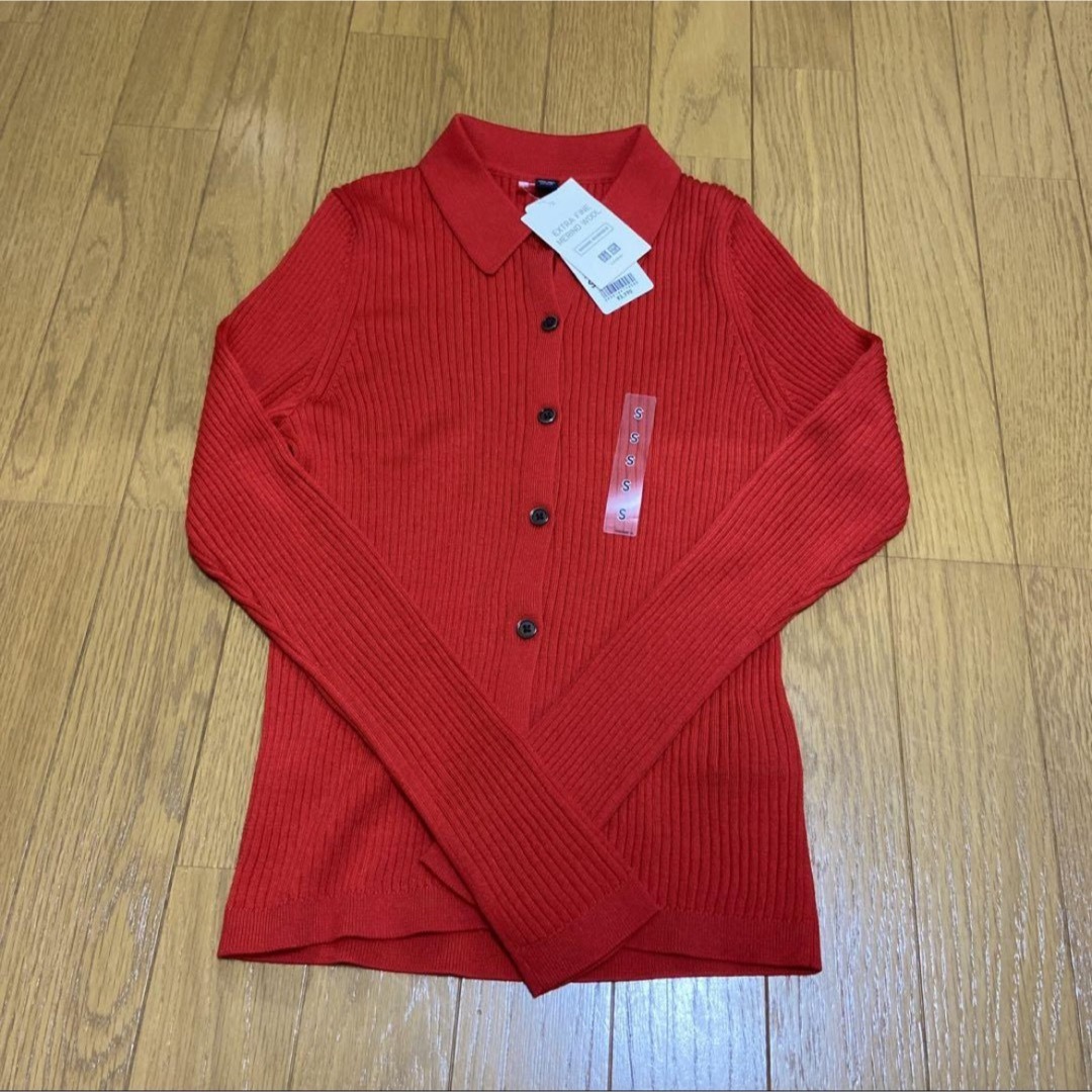 UNIQLO - ユニクロ エクストラファインメリノリブポロ UNIQLO - ユニクロ エクストラファインメリノリブポロ