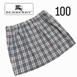 バーバリー(BURBERRY)のBURBERRY バーバリー スカート フォーマル ノバチェック キッズ 100(スカート)
