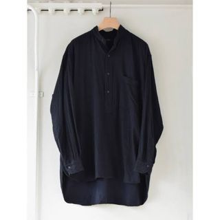 COMOLI - COMOLI コモリ 20AW シルクネル プルオーバーシャツ