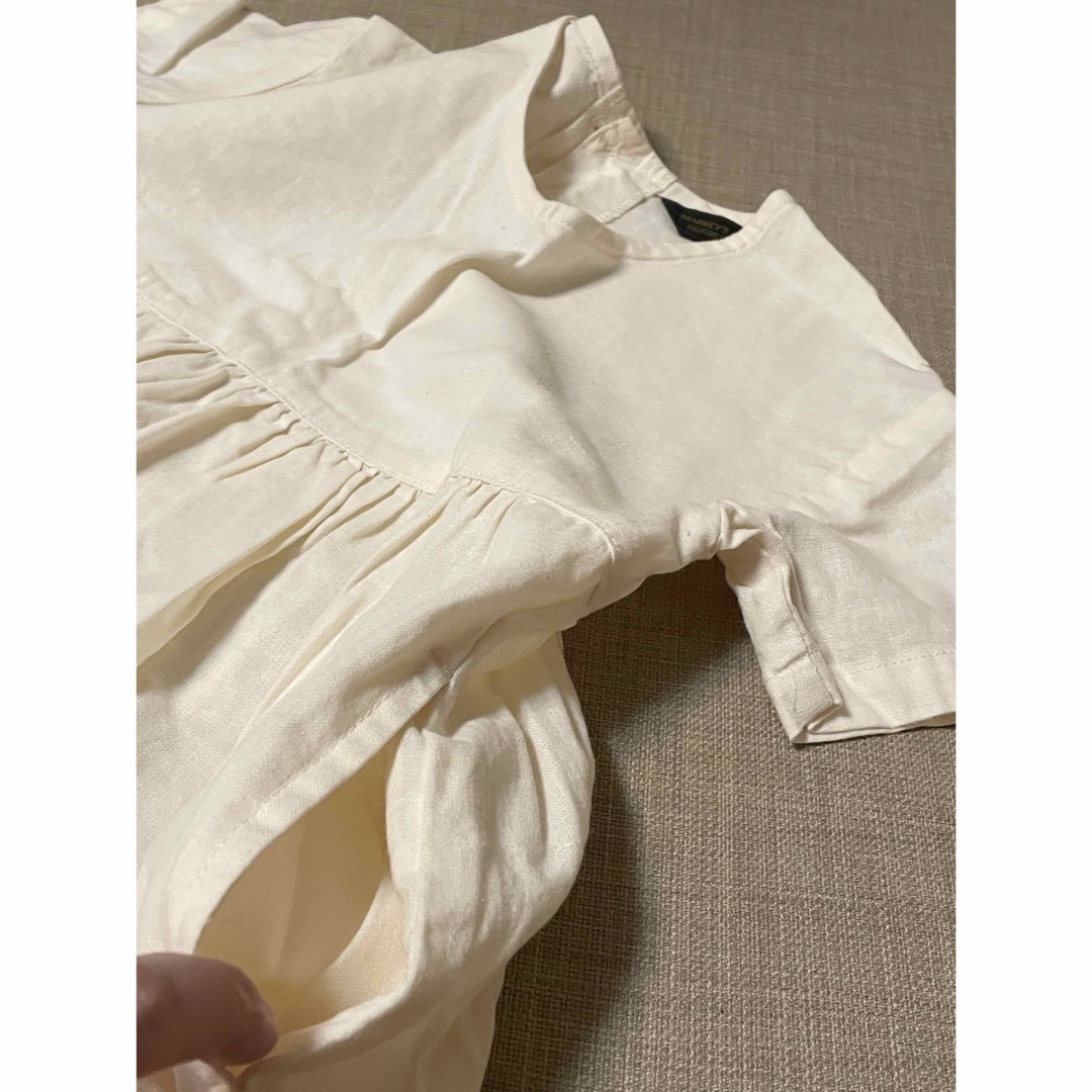 MARKEY'S(マーキーズ)のマーキーズ　110  ワンピース　白 キッズ/ベビー/マタニティのキッズ服女の子用(90cm~)(ワンピース)の商品写真