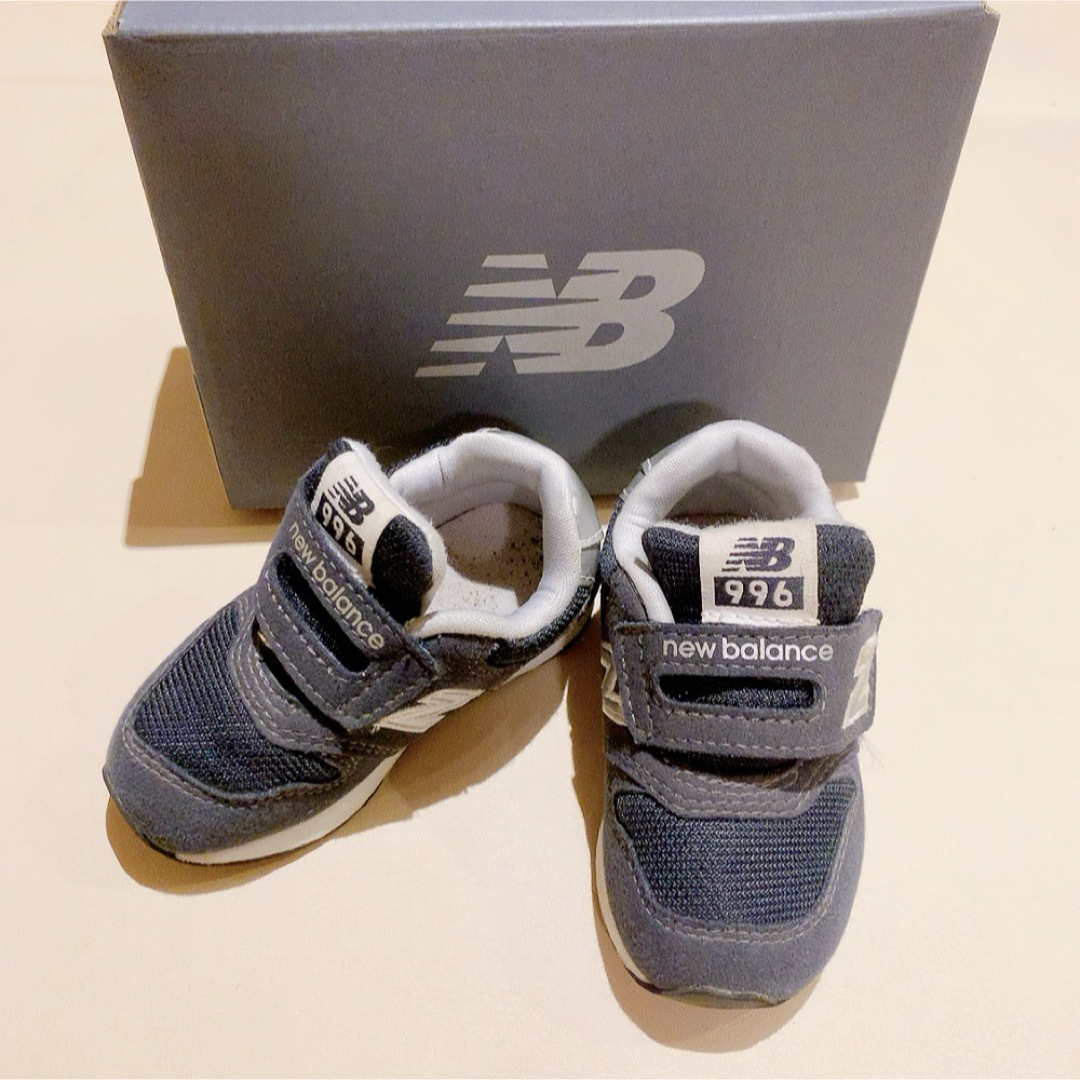 996（New Balance）(キュウキュウロク)のニューバランス Newbalance 996 スニーカー 紺 12cm キッズ/ベビー/マタニティのベビー靴/シューズ(~14cm)(スニーカー)の商品写真