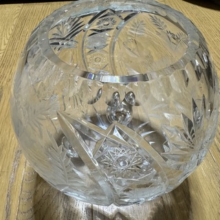 バルソビア　 VARSOVIA　花瓶　花器　クリスタルガラス　丸型(花瓶)