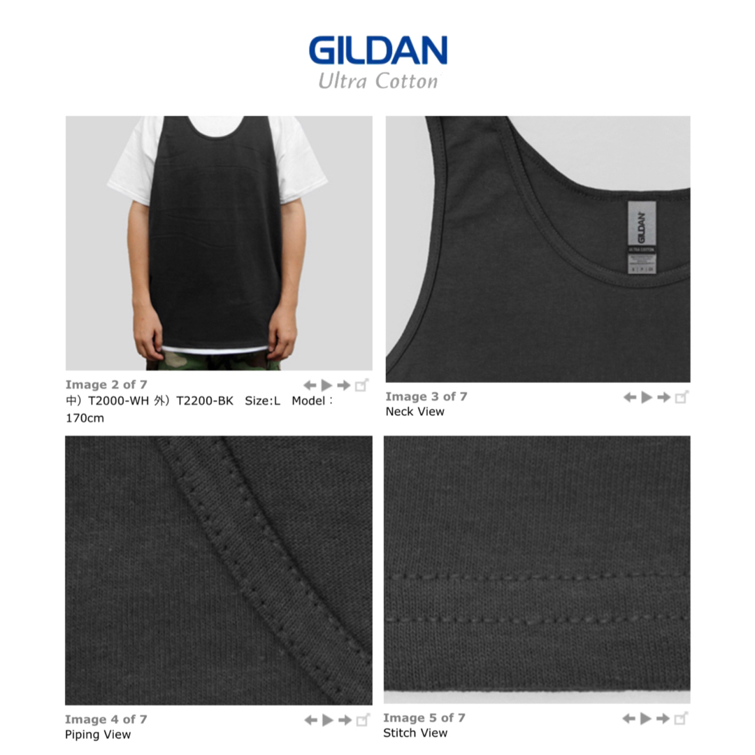 GILDAN(ギルタン)のGILDAN ギルダン 6.0ozウルトラコットン　タンクトップ　グレー　M メンズのトップス(タンクトップ)の商品写真