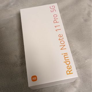 シャオミ(Xiaomi)のRedmi REDMI NOTE 11 PRO 5G Gグレー 本体のみ(スマートフォン本体)