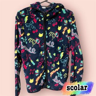 スカラー(ScoLar)のscolar新品タグ付きフリースパーカー(パーカー)