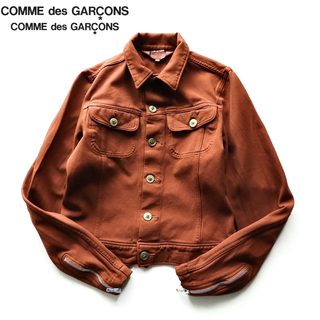 コムデギャルソンコムデギャルソン(COMME des GARCONS COMME des GARCONS)のコムコム ポリ縮トラッカージャケット SS 染色加工 コムデギャルソン(ブルゾン)