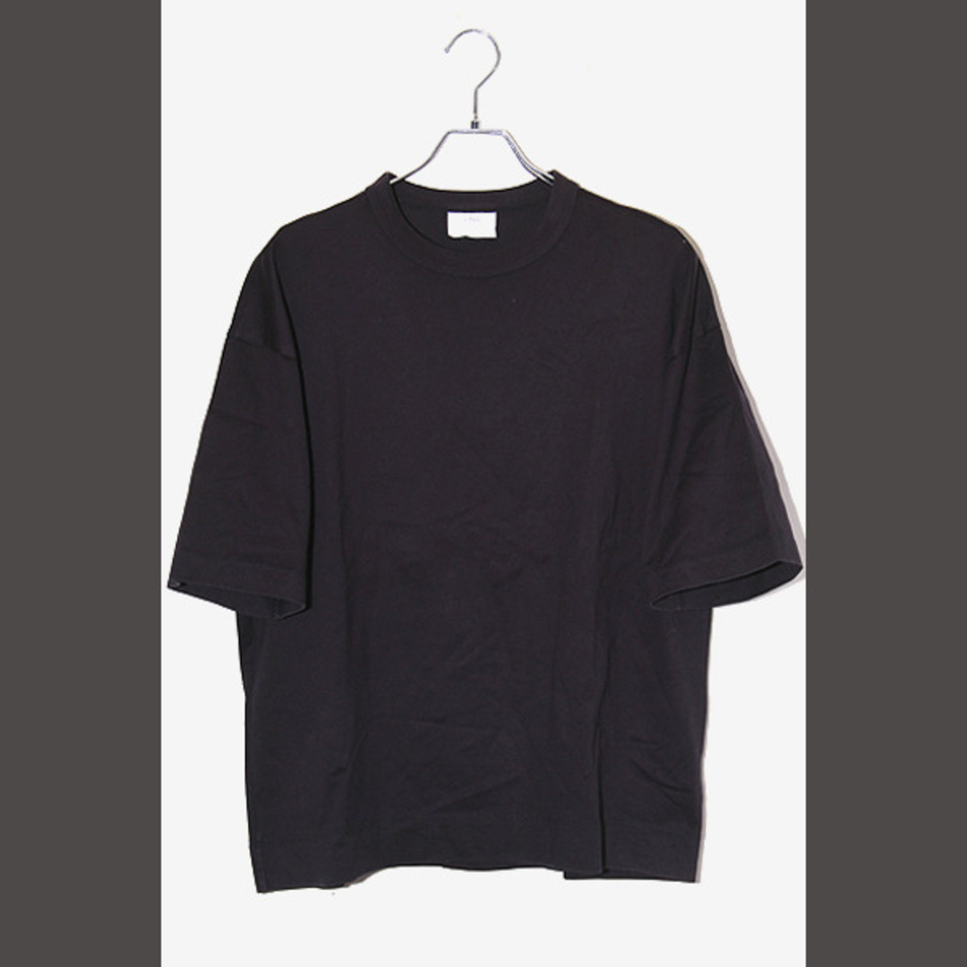 22SS チノ コットン 半袖Tシャツ 44 ブラック 22SCU305 メンズのトップス(Tシャツ/カットソー(半袖/袖なし))の商品写真
