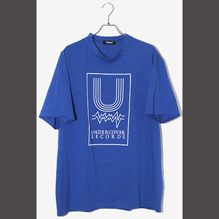アンダーカバー(UNDERCOVER)の2022AW アンダーカバー Uロゴ プリント 半袖Tシャツ 4 ブルー(Tシャツ/カットソー(半袖/袖なし))