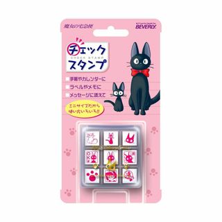 【新着商品】ビバリー ジブリ 魔女の宅急便 スタンプ はんこ チェックスタンプ (その他)