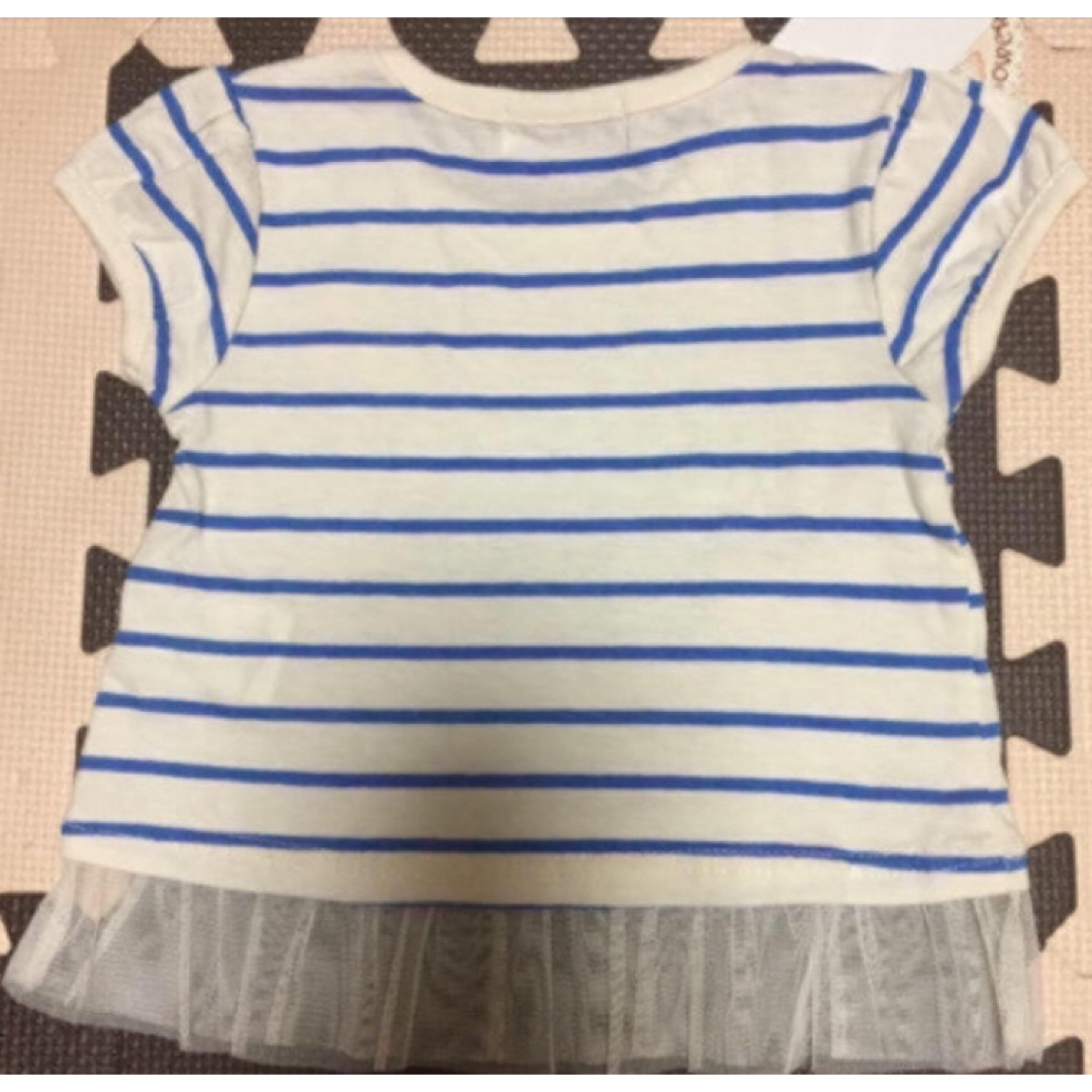 Tシャツ 2枚 セット 80 キッズ/ベビー/マタニティのベビー服(~85cm)(Ｔシャツ)の商品写真