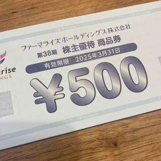 ファーマライズ　株主優待券　5000円分(ショッピング)