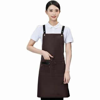 エプロン ブラウン 男女兼用 キッチン プロ 75cm65cm 新品 未使用(その他)