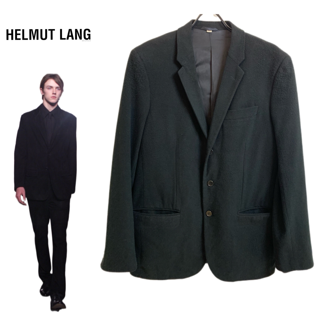 HELMUT LANG(ヘルムートラング)のHELMUT LANG VINTAGE 初期 イタリア製 ポリ素材 ジャケット メンズのジャケット/アウター(テーラードジャケット)の商品写真