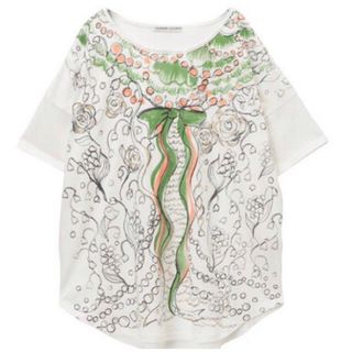 ツモリチサト(TSUMORI CHISATO)のツモリチサト フリフリパールT(Tシャツ(半袖/袖なし))