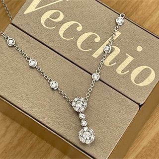 ポンテヴェキオ(PonteVecchio)の新品同様　極美品　ポンテヴェキオ　ダイヤ 0.54ct ネックレス　WG(ネックレス)