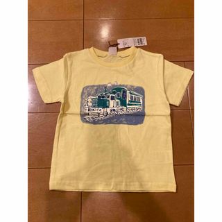 プティマイン(petit main)の【新品未使用】petit main 半袖Tシャツ 汽車 110cm(Tシャツ/カットソー)