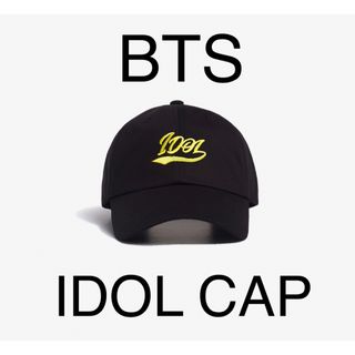 ボウダンショウネンダン(防弾少年団(BTS))のBTS IDOL BALL CAP 04 帽子　キャップ　黒　ブラック(アイドルグッズ)