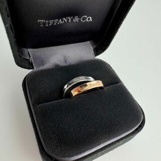 ティファニー(Tiffany & Co.)のティファニー 1837インターロッキング 2連 リング 11.5号 750PG(リング(指輪))