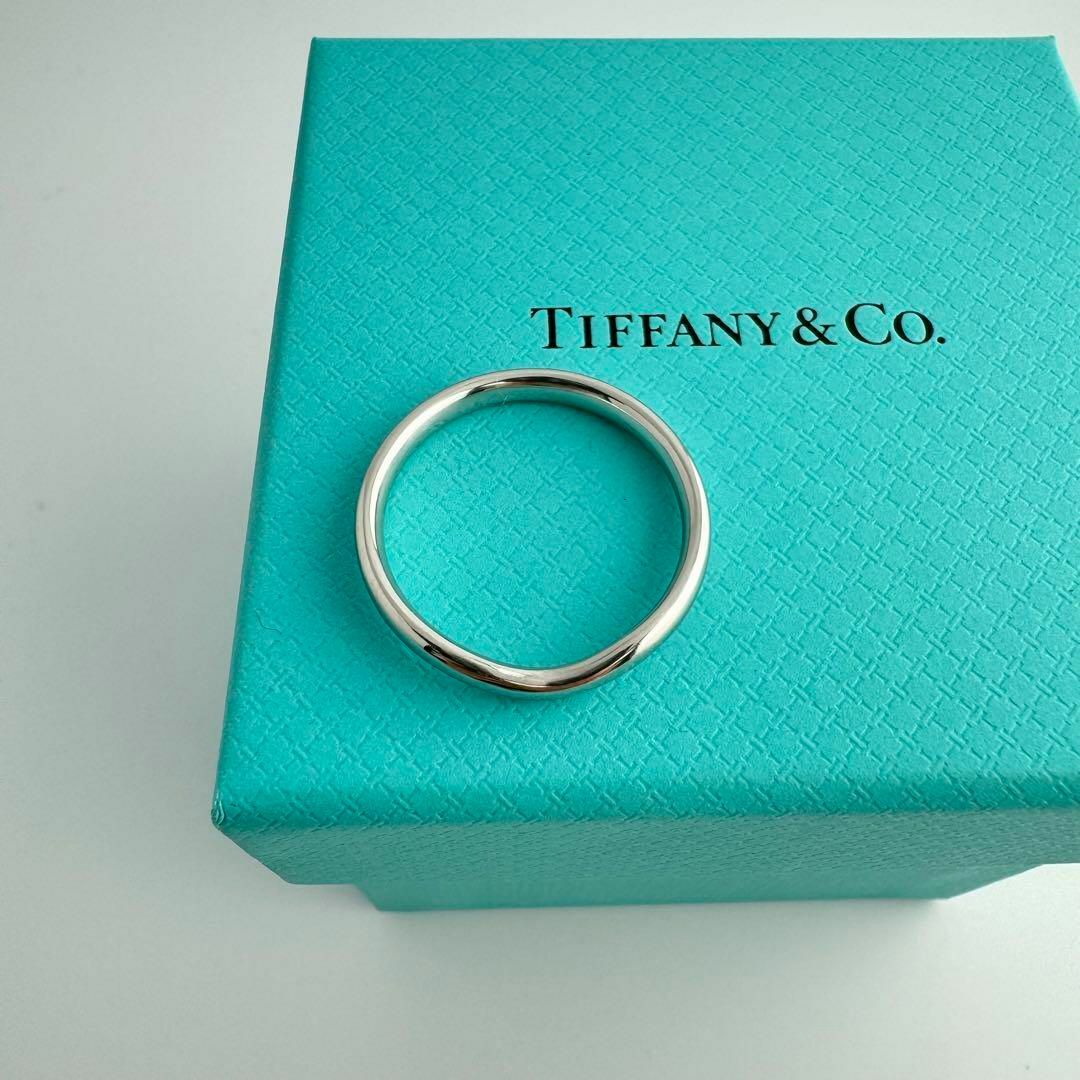 Tiffany & Co.(ティファニー)のティファニー エルサペレッティ カーブドバンドリング プラチナ 3mm 21号 メンズのアクセサリー(リング(指輪))の商品写真