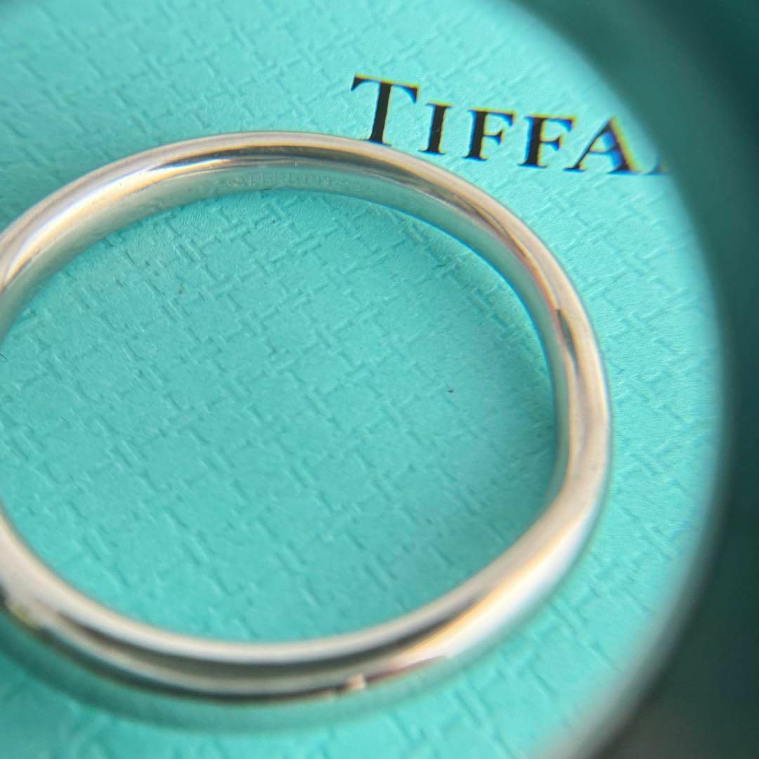 Tiffany & Co.(ティファニー)のティファニー エルサペレッティ カーブドバンドリング プラチナ 3mm 21号 メンズのアクセサリー(リング(指輪))の商品写真