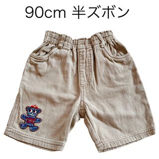 90cm ズボン　ハーフパンツ　半ズボン　くま(パンツ/スパッツ)