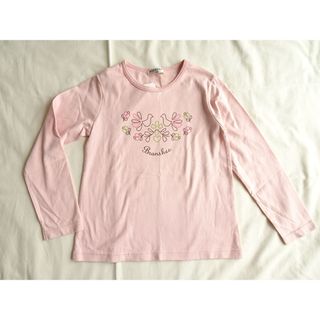 ブランシェス(Branshes)のBranshes★ブランシェス★ロンT★長袖Tシャツ★ピンク★130★新品未使用(Tシャツ/カットソー)