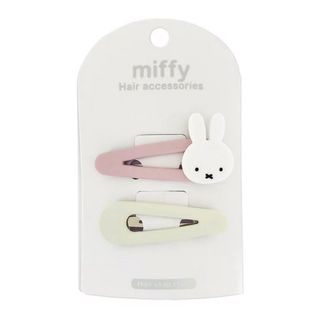 miffy - 4月10日 ミッフィー メイクアップシリーズ スリーピン2P アイボリー＆ピンク