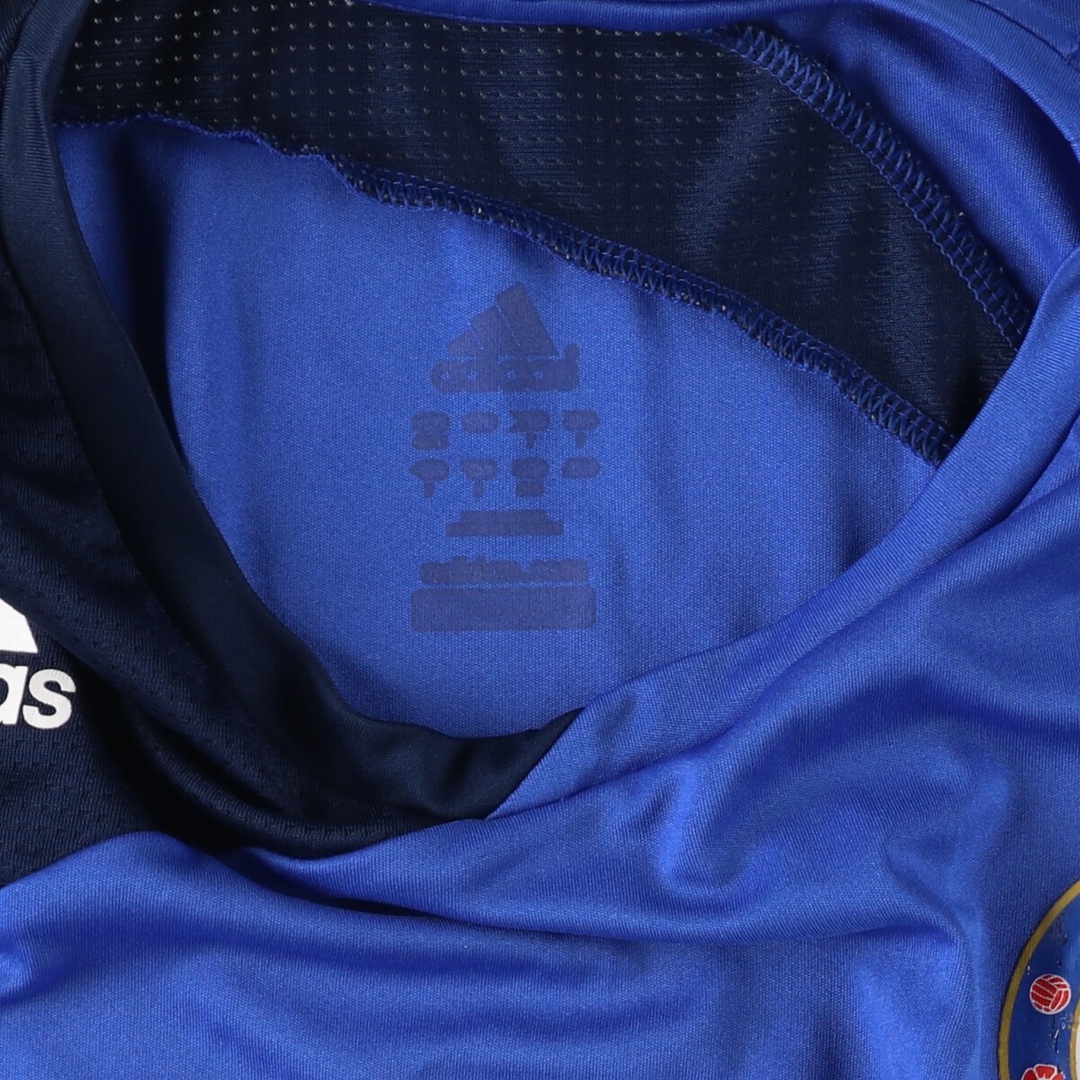 adidas(アディダス)の古着 00年代 アディダス adidas CHELSEA チェルシーFC Vネック サッカーユニフォーム ゲームシャツ レディースS /eaa438474 レディースのトップス(Tシャツ(半袖/袖なし))の商品写真