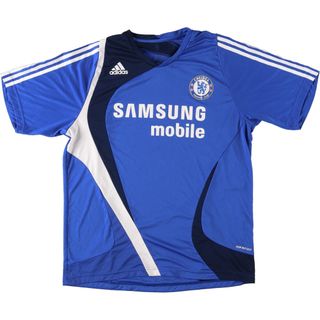 アディダス(adidas)の古着 00年代 アディダス adidas CHELSEA チェルシーFC Vネック サッカーユニフォーム ゲームシャツ レディースS /eaa438474(Tシャツ(半袖/袖なし))