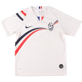 ナイキ(NIKE)の古着 ナイキ NIKE DRI-FIT フランス代表 Vネック メッシュ サッカーユニフォーム ゲームシャツ メンズS /eaa438465(Tシャツ/カットソー(半袖/袖なし))