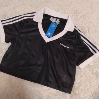 アディダス(adidas)のタグ付き adidas Tシャツ ゲームシャツ 2XL ブラック(Tシャツ(半袖/袖なし))