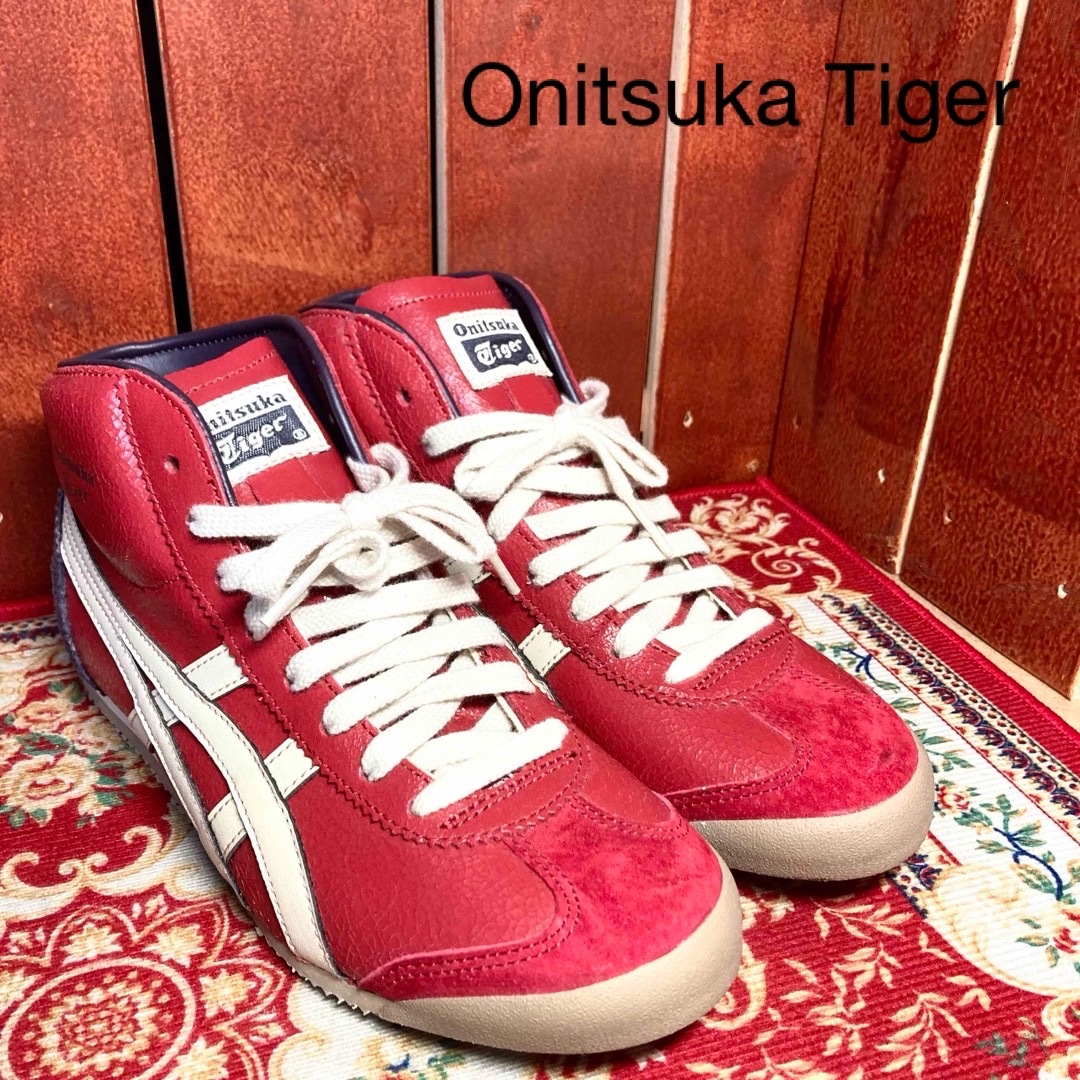 Onitsuka Tiger(オニツカタイガー)の美品！Onitsuka Tiger MEXICO MID RUNNER 24cm レディースの靴/シューズ(スニーカー)の商品写真