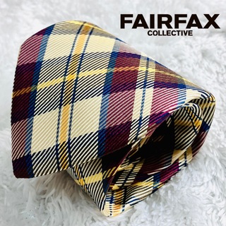 FAIR FAX - 美品 フェアファクス コレクティブ ネクタイ チェック 日本製