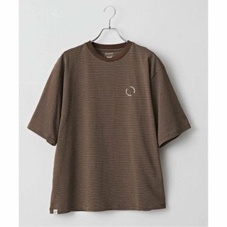 ベーセーストック(B.C STOCK)の【ブラウン】CMマイクロボーダーTシャツ(Tシャツ/カットソー(半袖/袖なし))