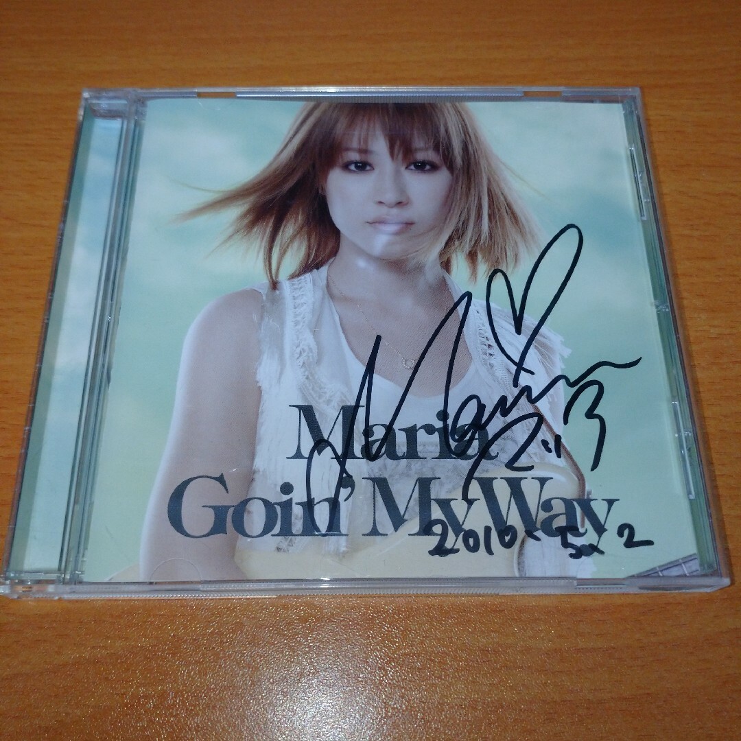Maria Goin' My Way CD サイン入り エンタメ/ホビーのCD(ポップス/ロック(邦楽))の商品写真