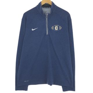 ナイキ(NIKE)の古着 ナイキ NIKE DRI-FIT ハーフジップスウェットシャツ トレーナー メンズXL /eaa436762(スウェット)