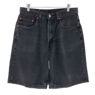 リーバイス(Levi's)の古着 90年代 リーバイス Levi's 550 RELAXED FIT デニムショーツ ハーフパンツ USA製 メンズw32 ヴィンテージ /eaa382363(ショートパンツ)