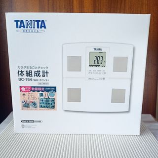 タニタ(TANITA)の【新品/付録エコバッグ付き】ホワイト タニタ体組成計 BC-764-WH(体重計/体脂肪計)