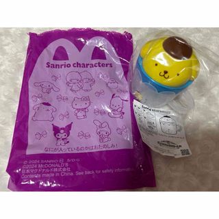 ポムポムプリン(ポムポムプリン)のマクドナルド ハッピーセット　 ポムポムプリン フタ付きジューサーカップ(キャラクターグッズ)