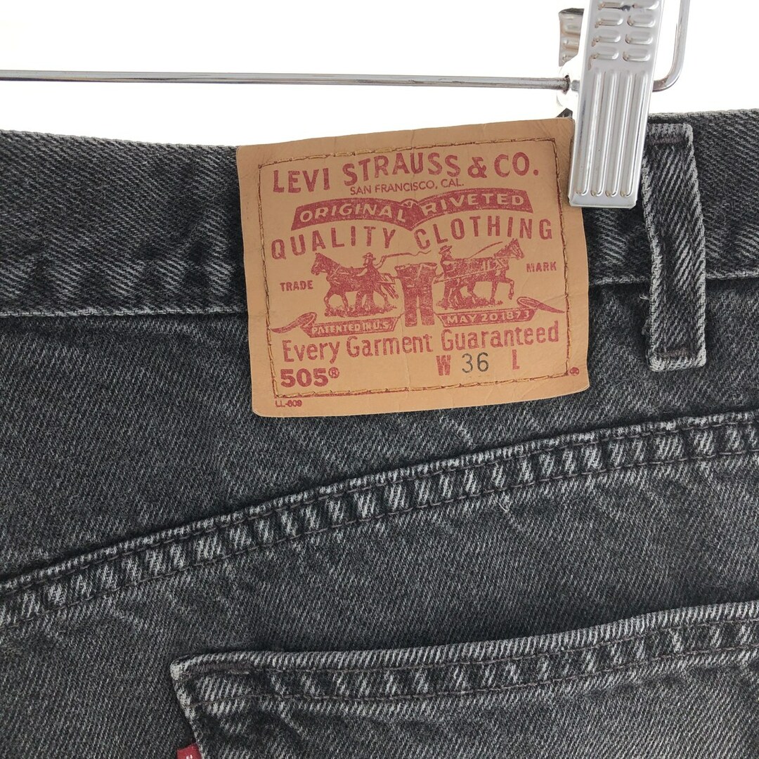 Levi's(リーバイス)の古着 00年代 リーバイス Levi's 505 REGULAR FIT デニムショーツ ショートパンツ メンズw34 /eaa382551 メンズのパンツ(ショートパンツ)の商品写真