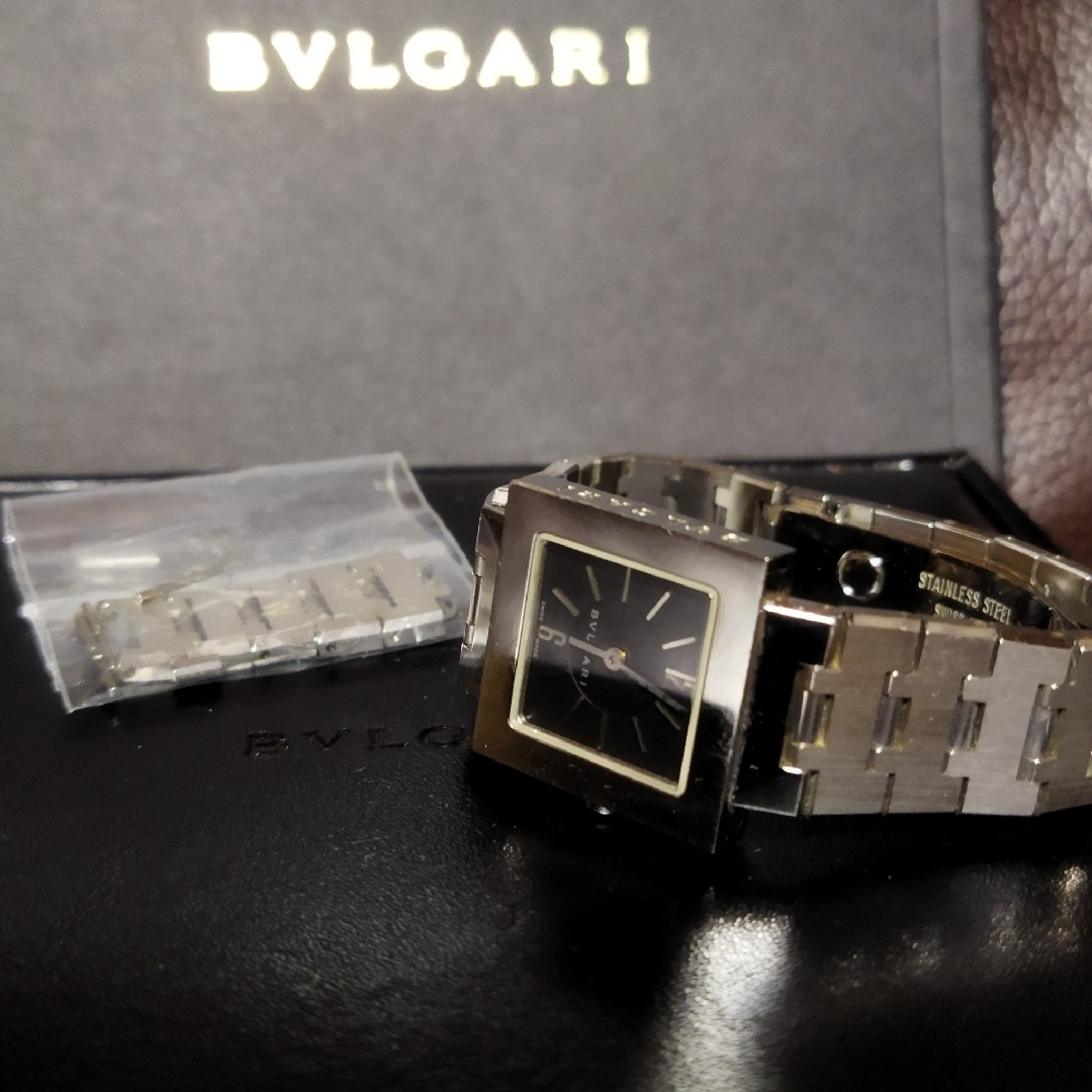 ブルガリ BVLGARI クアドラード 女性用腕時計◎クオーツ